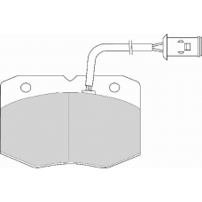 AVR128 ABEX Комплект тормозных колодок, дисковый тормоз