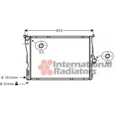 06002290 VAN WEZEL Радиатор, охлаждение двигателя
