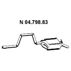 04.798.83 EBERSPACHER Глушитель выхлопных газов конечный