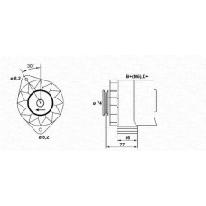 943356548010 MAGNETI MARELLI Генератор