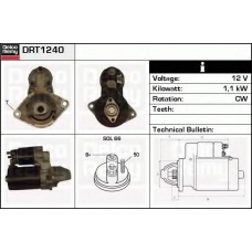 DRT1240 DELCO REMY Стартер