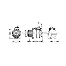 MSK560 AVA Компрессор, кондиционер