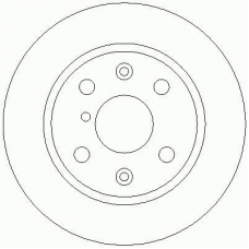 D2529 ROULUNDS Тормозной диск