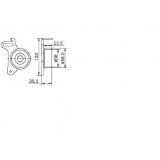 TKR 9184 TIMKEN Натяжной ролик, ремень грм