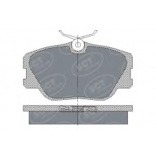 SP 167 SCT Комплект тормозных колодок, дисковый тормоз