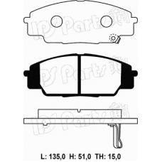 IBD-1490 IPS Parts Комплект тормозных колодок, дисковый тормоз