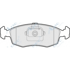 PAD1112 APEC Комплект тормозных колодок, дисковый тормоз