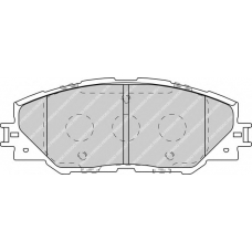 FSL4136 FERODO Комплект тормозных колодок, дисковый тормоз
