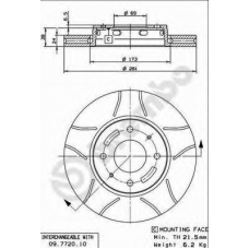 X 24749 AP Тормозной диск