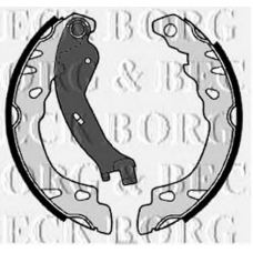 BBS6346 BORG & BECK Комплект тормозных колодок