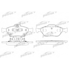 PBP1890 PATRON Комплект тормозных колодок, дисковый тормоз