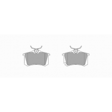 383.4 SIMER Комплект тормозных колодок, дисковый тормоз