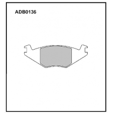 ADB0136 Allied Nippon Тормозные колодки
