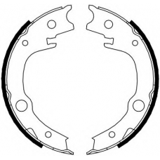 FSB4014 FERODO Комплект тормозных колодок, стояночная тормозная с