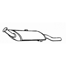 61683 FONOS Глушитель выхлопных газов конечный