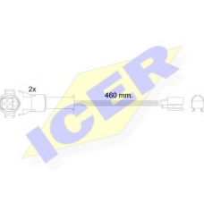 610456 E C ICER Сигнализатор, износ тормозных колодок