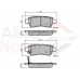 ADB31518 COMLINE Комплект тормозных колодок, дисковый тормоз