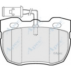 PAD592 APEC Комплект тормозных колодок, дисковый тормоз