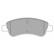 FBP-1212 FREMAX Комплект тормозных колодок, дисковый тормоз