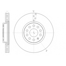 61479 10 KAWE Тормозной диск