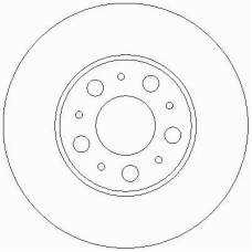 D2424 ROULUNDS Тормозной диск