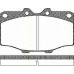 8110 10034 TRISCAN Комплект тормозных колодок, дисковый тормоз