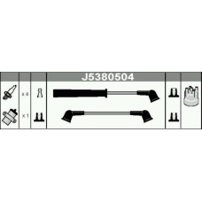 J5380504 NIPPARTS Комплект проводов зажигания