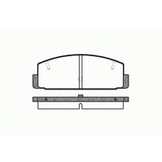 0179 20 KAWE Комплект тормозных колодок, дисковый тормоз