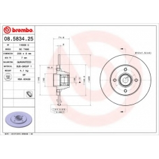 14568 C AP Тормозной диск