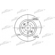 PBD1017 PATRON Тормозной диск