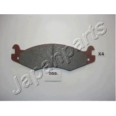 PA-059AF JAPANPARTS Комплект тормозных колодок, дисковый тормоз