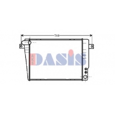 050710N AKS DASIS Радиатор, охлаждение двигателя