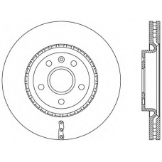 BDR2496.20 OPEN PARTS Тормозной диск