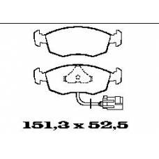 BL1356A2 FTE Колодки тормозные