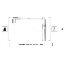 941365040927 MAGNETI MARELLI Комплект проводов зажигания
