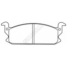 FBP1484 FIRST LINE Комплект тормозных колодок, дисковый тормоз