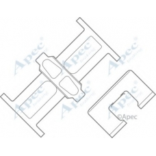 KIT598 APEC Комплектующие, тормозные колодки