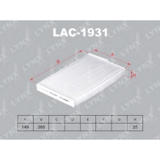 LAC1931 LYNX Фильтр салона
