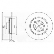 BG4385C DELPHI Тормозной диск