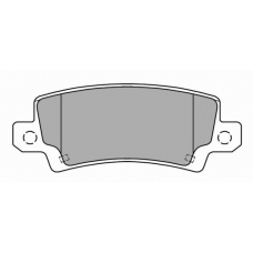 FBP-1364 FREMAX Комплект тормозных колодок, дисковый тормоз