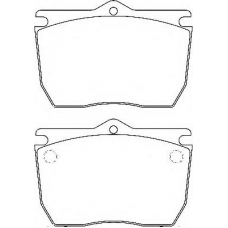 2901602 TEXTAR Комплект тормозных колодок, дисковый тормоз