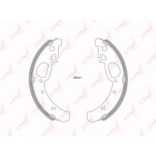 BS-4603 LYNX Bs-4603 тормозные колодки задние компл. lada 2170 priora с abs