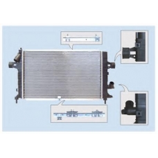 0107.3090 FRIGAIR Радиатор, охлаждение двигателя