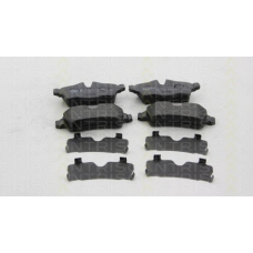 8110 11036 TRISCAN Комплект тормозных колодок, дисковый тормоз