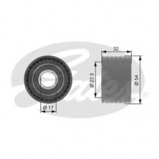 T42166 GATES Паразитный / ведущий ролик, зубчатый ремень