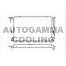 104047 AUTOGAMMA Радиатор, охлаждение двигателя