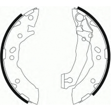 T0611075 RAMEDER Комплект тормозных колодок
