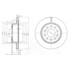 BG3029 DELPHI Тормозной диск