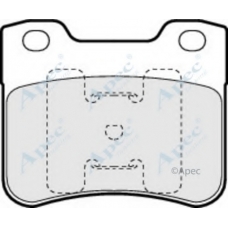 PAD917 APEC Комплект тормозных колодок, дисковый тормоз