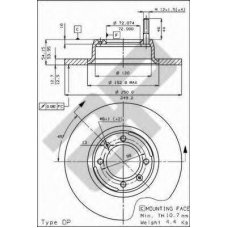 14092 AP Тормозной диск